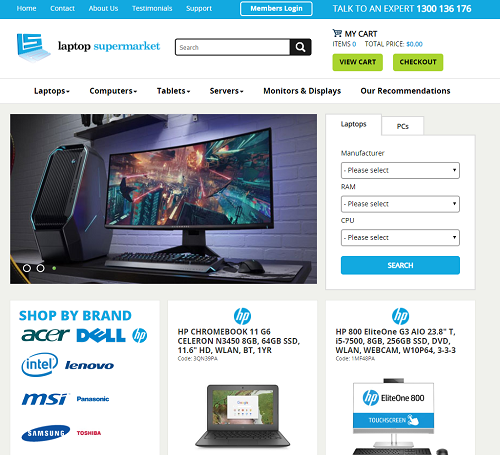 Laptopsupermarket.com.au a 100% Australian owned